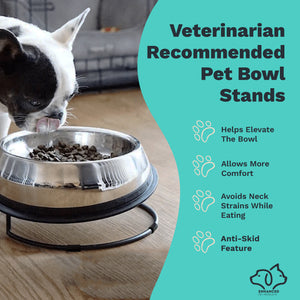 New Enhanced Pet Bowl Stand with Anti-Skid (Limited)