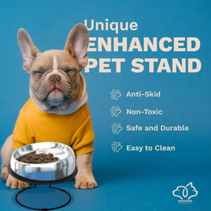 New Enhanced Pet Bowl Stand with Anti-Skid (Limited)