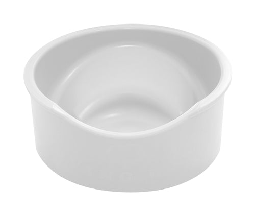The plastic version of the enhanced pet bowl 